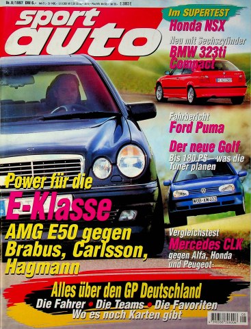 Deckblatt Sport Auto (08/1997)